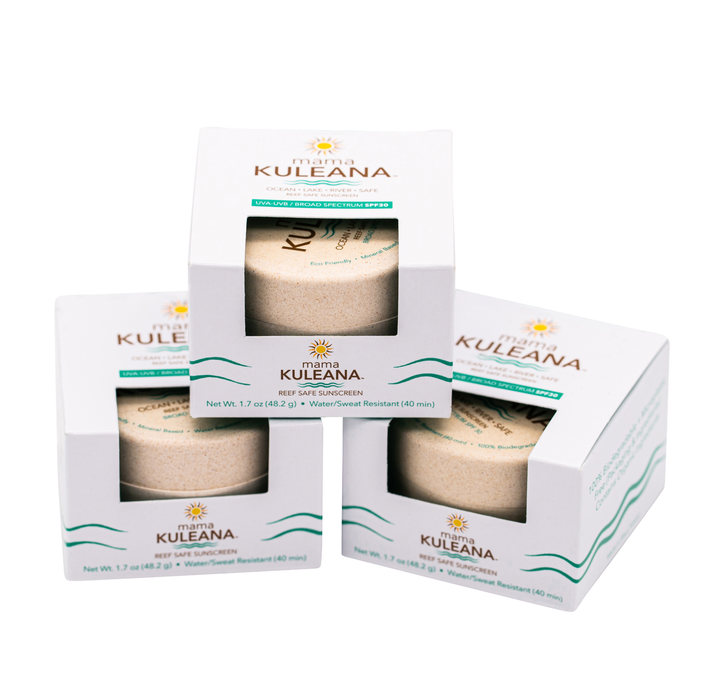 3 Pack Mama KULEANA Reef Safe Sunscreen