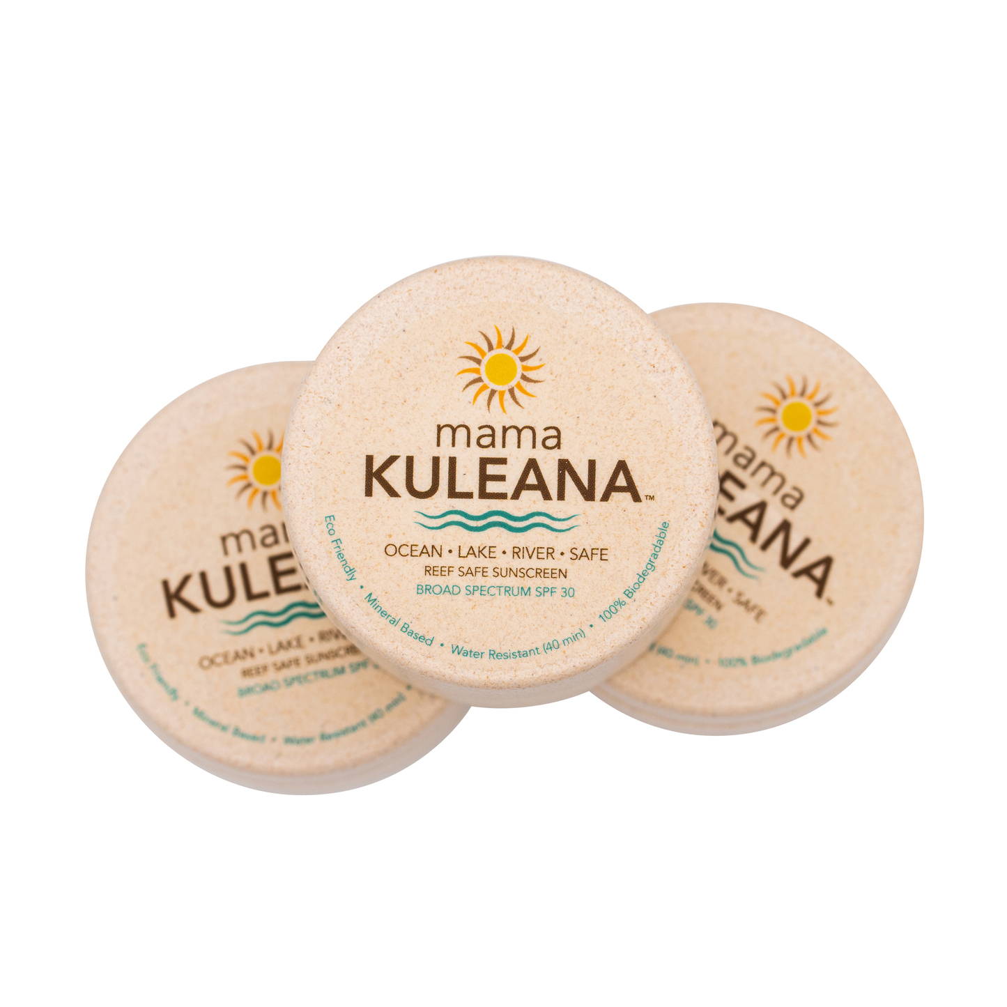 3 Pack Mama KULEANA Reef Safe Sunscreen